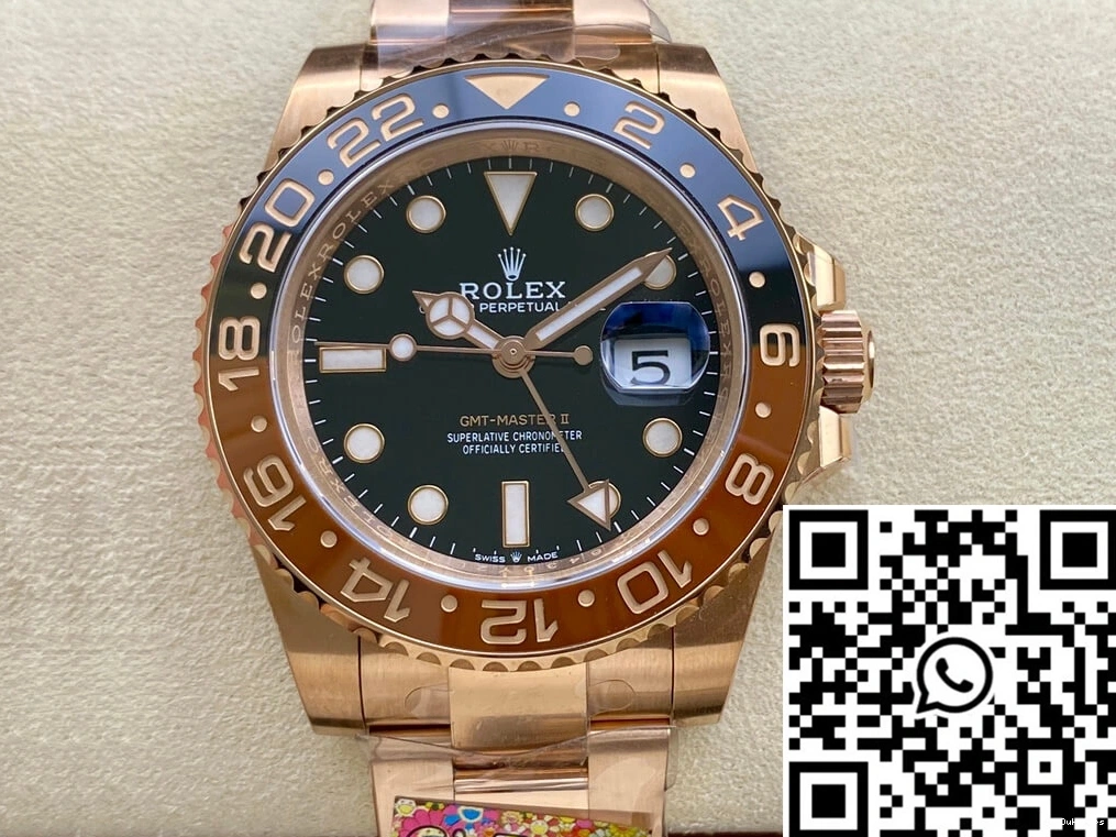 1176 Gold Rose II MoistureWicking Clean Factory Master M126715CHNR-0001 GMT Rolex 0801